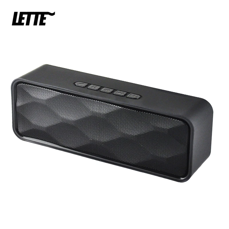 Dual Horns Bluetooth 5.0 Speaker with USB Flash Drive TF Card Playback Subwoofer TWS 1500mAh Wireless Bass Column