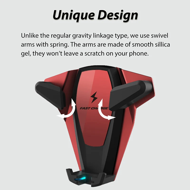 04Qi Wireless Charge Car Mount