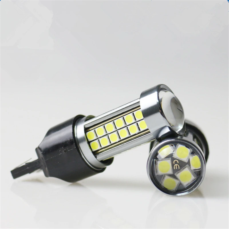 Светодиодная лампа T20 led W21W 7440 Led 1156 P21W Canbus 3030 54SMD W21/5W BAU15S 1157 BAY15D 3156 3157 сигнал