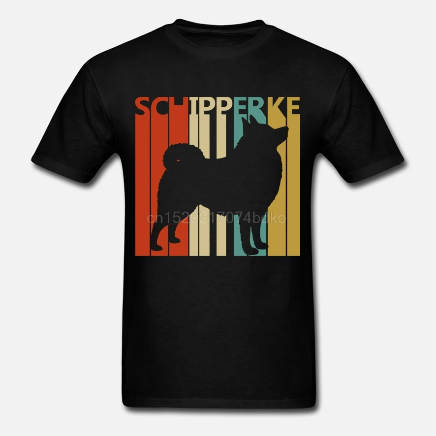 Футболка Schipperke для мужчин и женщин футболка подарка папы мамы владельца #1650 |