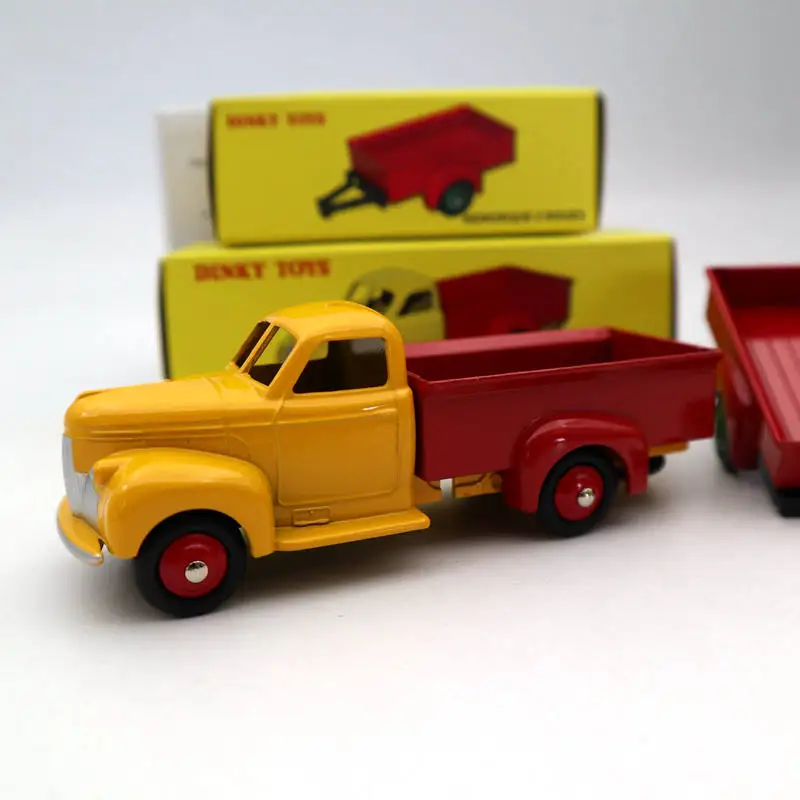 Набор атласа Dinky Toys 25S 25P Remorque 2 Roues Studebaker Camionnette Diecast модели автомобилей