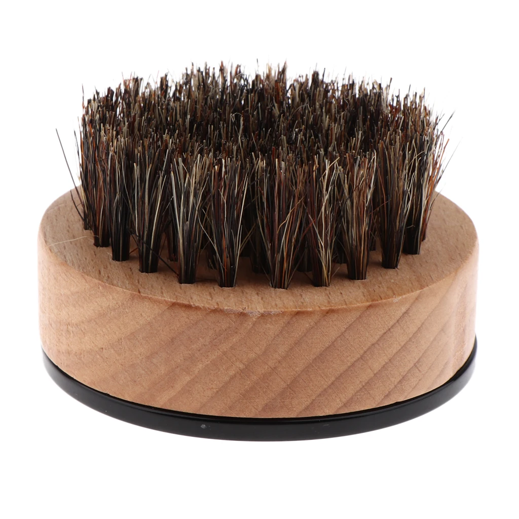 Men’s Pocket Beard Brush - Super Soft Hair Brush for Men - Styling Beard Hairbrush for Fine, Thin or Thick Hair