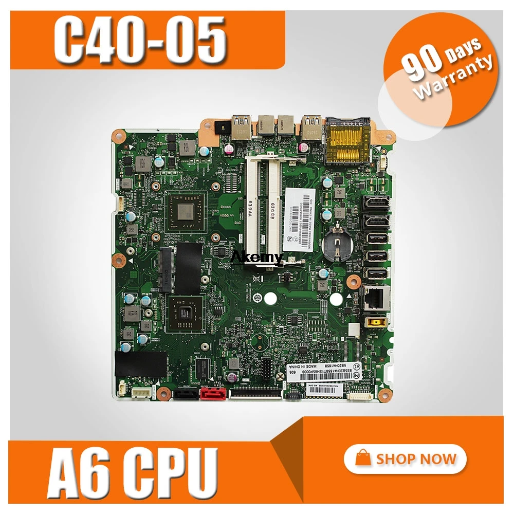 

For Lenovo IdeaCentre AIO C40-05 All-in-One PC motherboard CPU A6-6310u DDR3 CFTB3S1 6050A2665601.A01
