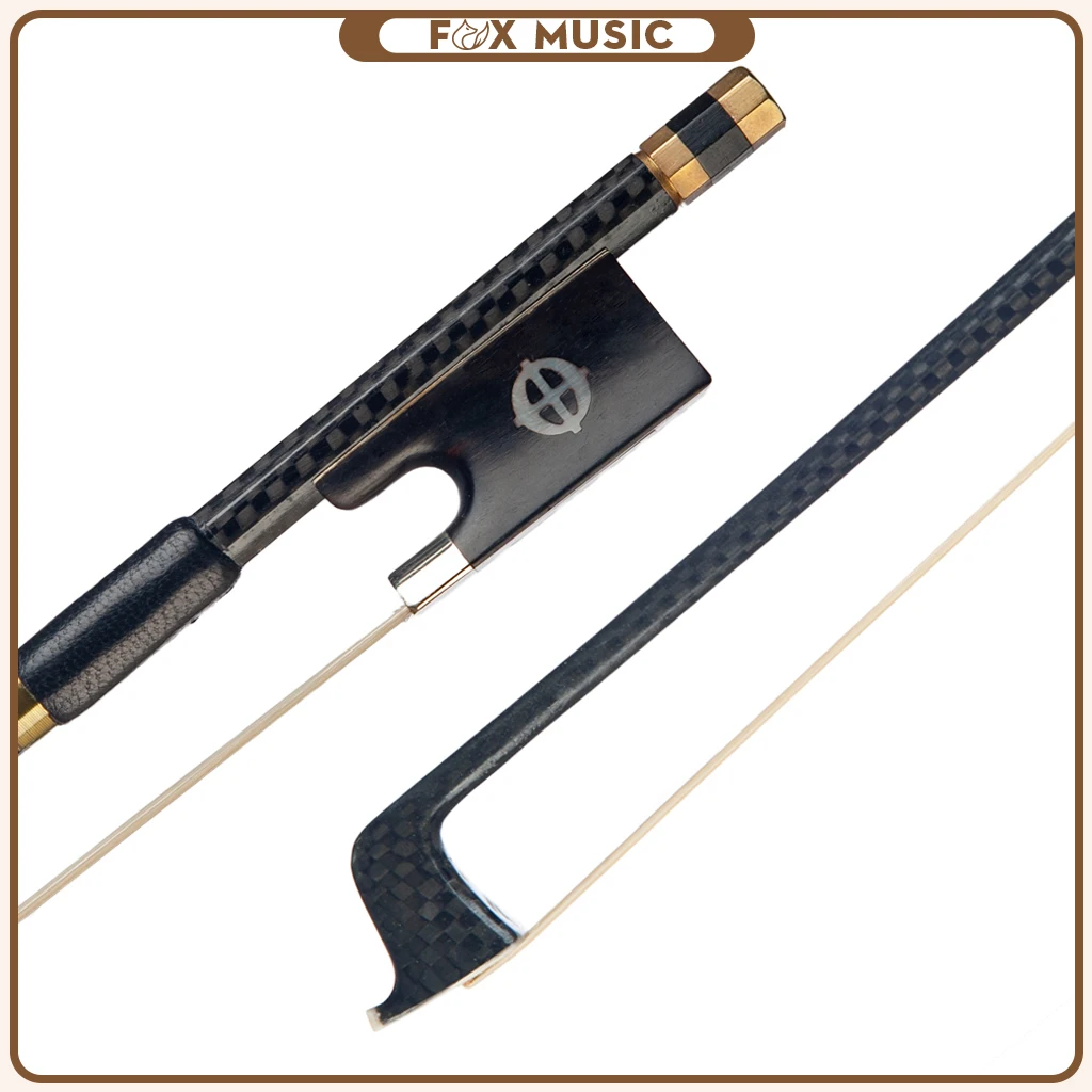 4/4 Size Violin Bow Advanced Carbon Fiber Bow Grid Carbon fiber Stick