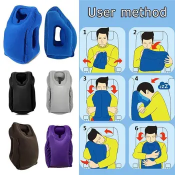 

Inflatable Travel Pillow Air Soft Cushion Trip Portable Innovative Products Body Back Support Portable Blow Neck Pillow