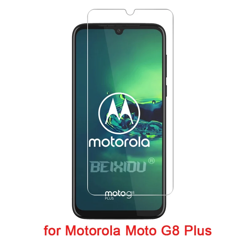 Из 2 предметов полный экран из закаленного стекла для Motorola Moto G8 плюс Экран протектор 2.5D с уровнем твердости 9h закаленное стекло для Moto G8 плюс защитная пленка - Цвет: for Moto G8 Plus