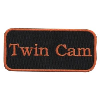 

Twin Cam Parche bordado, iron patch, gestickter patch, patch brode, remendo bordado, toppa ricamata Size: 8,40x4cm