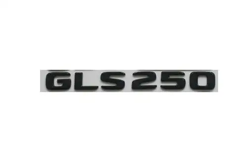Черный глянец эмблемы для Mercedes Benz X166 GLS63 GLS63s GLS400 GLS500 4matic - Цвет: GLS250