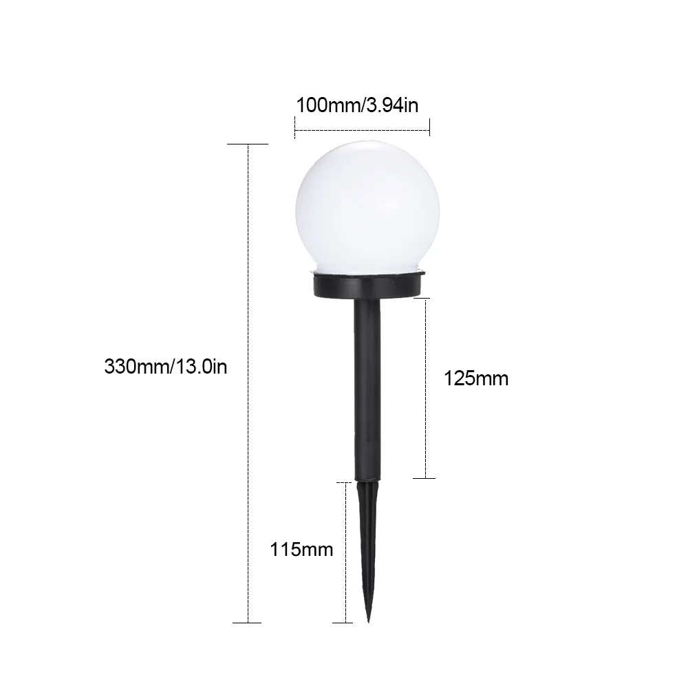 LED Solar Garden Lights Waterproof  Spherical Solar Landscape Lights For Lawn Patio Yard Garden