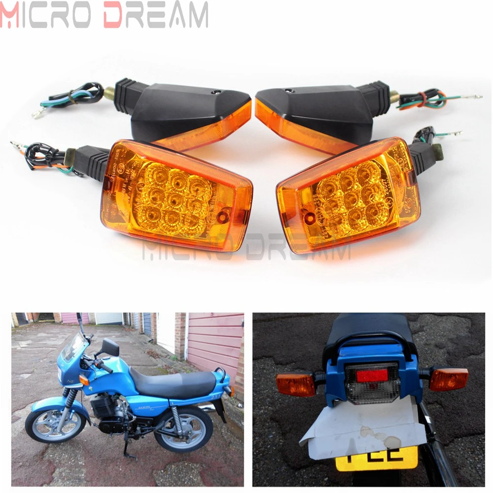/'/'E3 SAE DOT/'/' Front Turn Signal Light Indicator Lamp For MZ ETZ 251 Motorcycle
