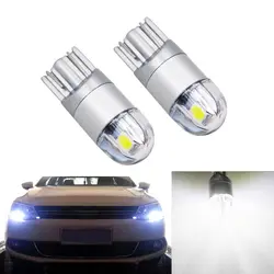 2x T10 W5W 3030smd светодиодный габаритный фонарь с объектив проектора для Volkswagen Polo, Golf 5 6 7 Passat B5 B6 B7 Bora MK5 MK6 Tiguan