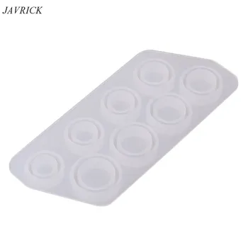 

Flat Rings Mold Collection Handmade DIY Making Ring Jewelry Silicone Mold Crystal Epoxy Mould