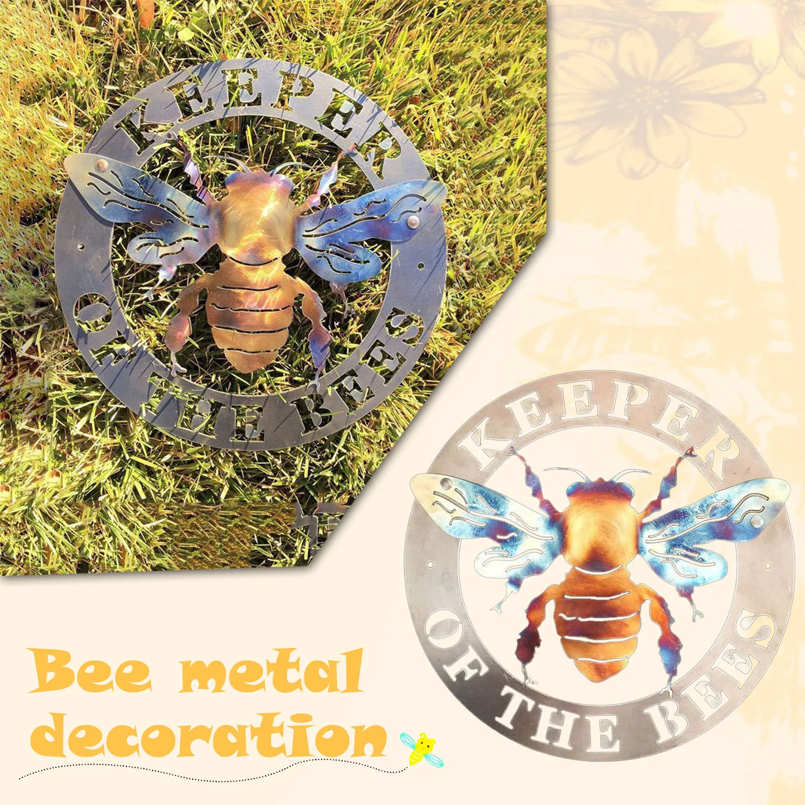 Colorful Bee Guardians Decor 4
