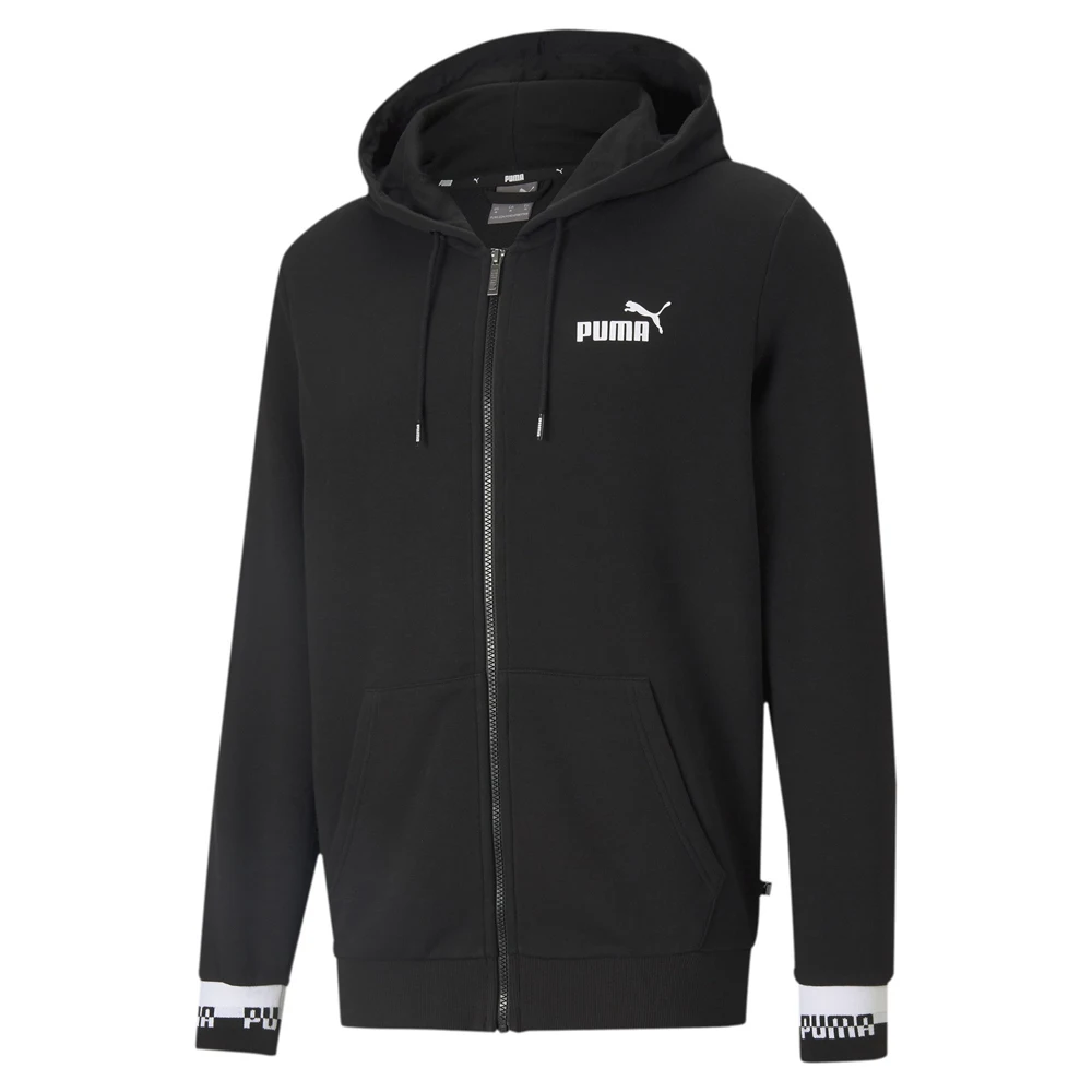 Толстовка Puma AMPLIFIED FZ Hoodie TR 58578501 Черный | Спорт и развлечения