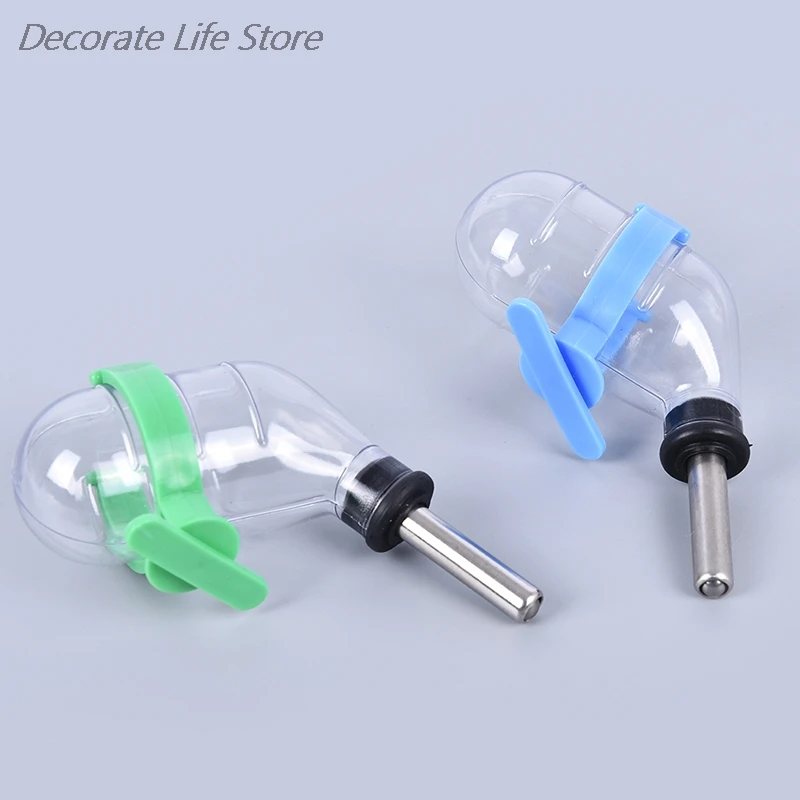 Bebedero automático de acero inoxidable para mascotas, tazón de agua para perros, conejos, mascota hámster, dispensador de agua