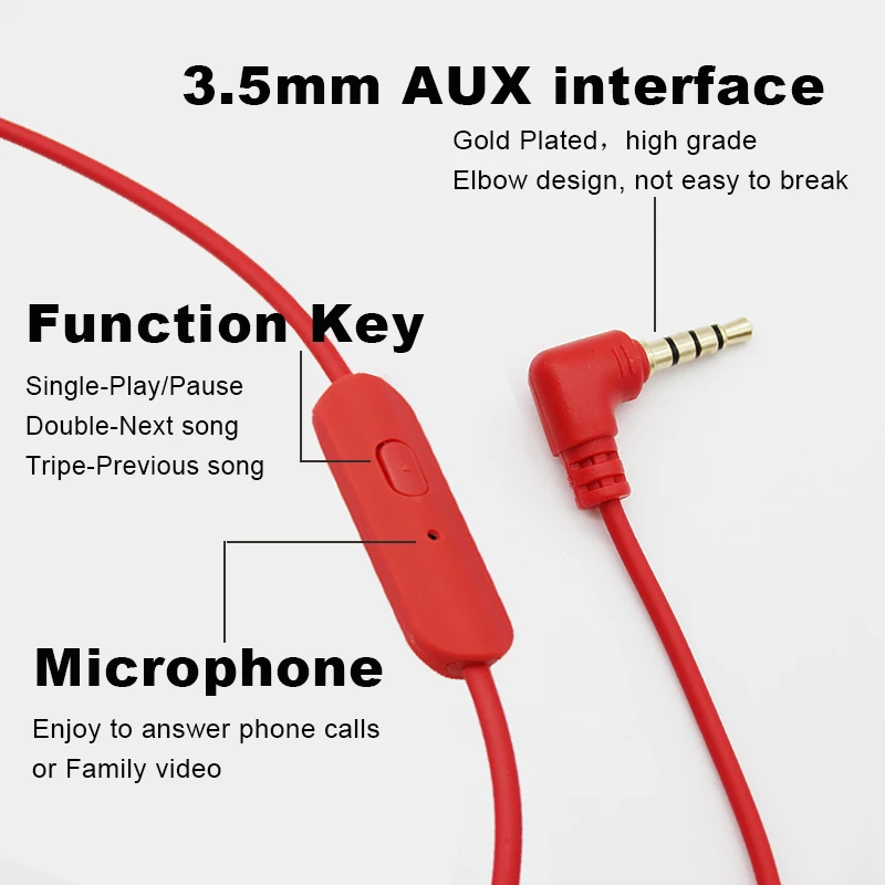Kids Headphones with Microphone 85 93dB Wired Music Earphones Children Stereo Headsets 3 5mm Headphone For Sony Phone Christmas