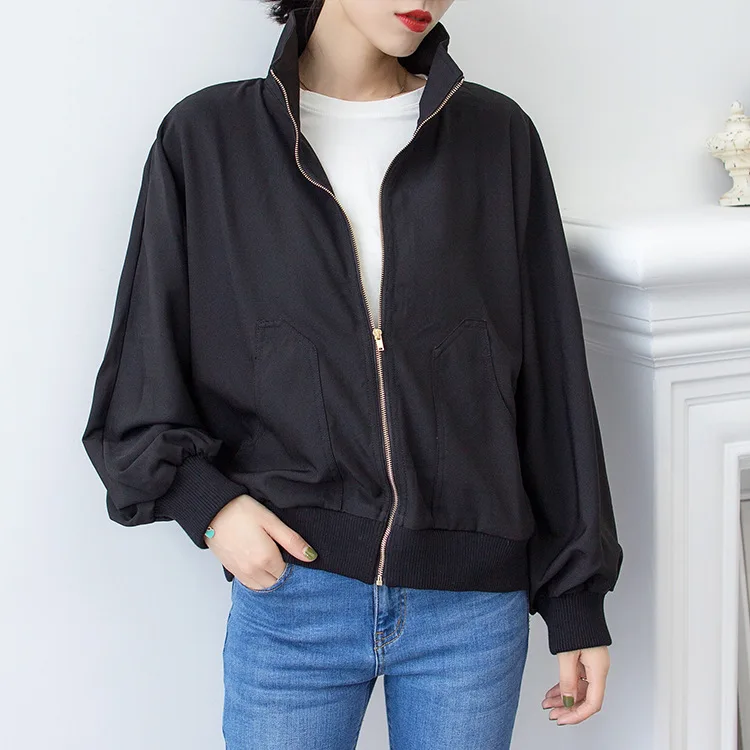 

2019 New Style Autumn Profile Short Jacket Cardigan Loose-Fit Coat Casual Fashion WOMEN'S Dress