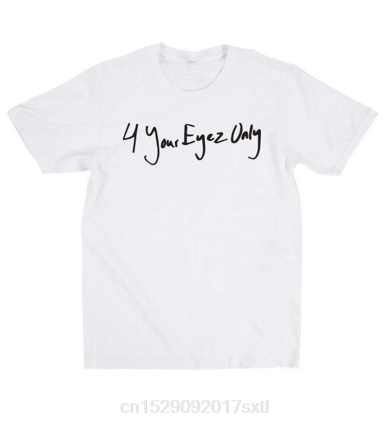 Мужские футболки, модная футболка 4 Your Eyez Only J Cole, хлопковая Футболка с круглым вырезом и короткими рукавами, летняя футболка высокого качества - Цвет: Белый