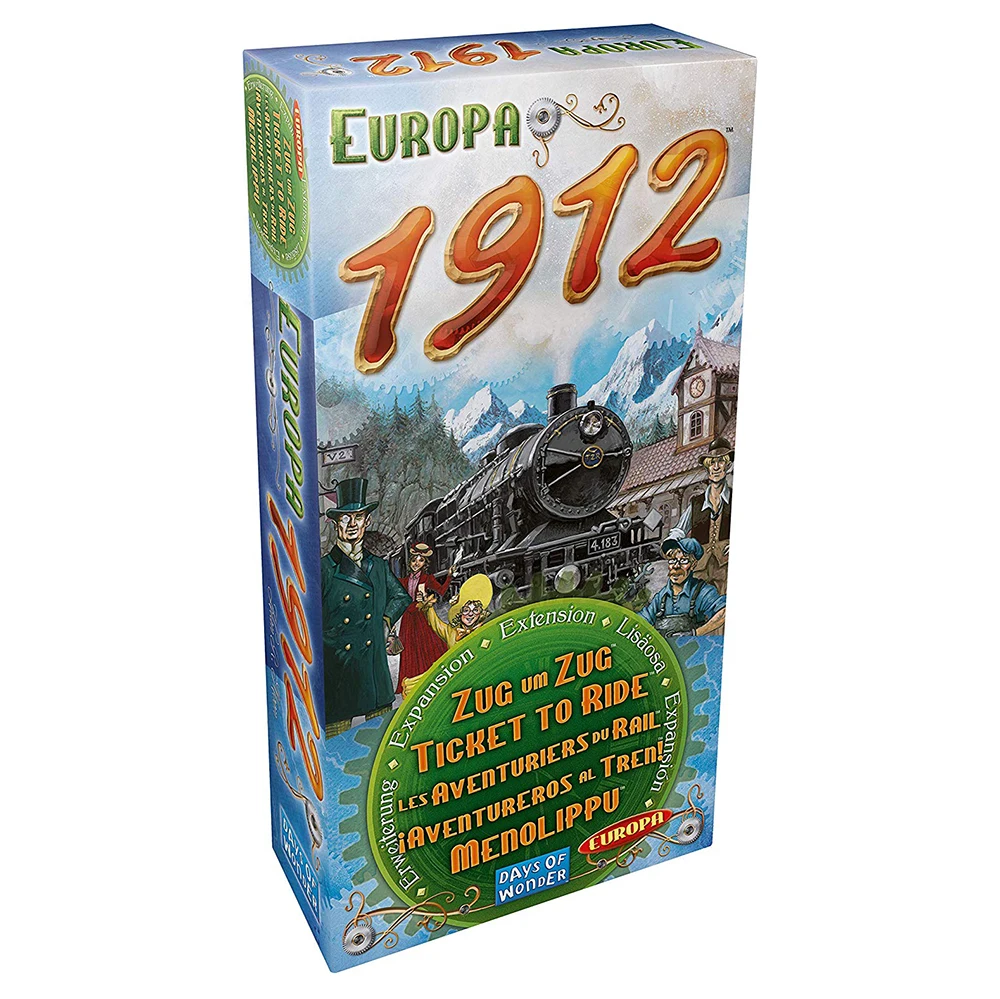 Настольная игра Билет ездить карточная 1912 расширения TTR вечерние настольные игры