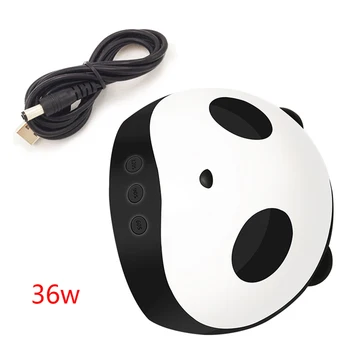 

Manicure Light UV Lamp Nail Polish 36W UV Panda Shape Phototherapy USB