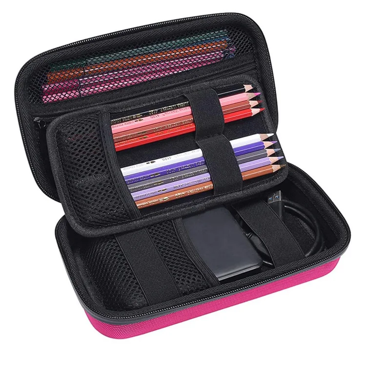 Жесткий Чехол-карандаш EVA для путешествий, сумка-тоут, защитная цветная ручка, жесткий диск TI, графический калькулятор, сумка для хранения, чехол-Органайзер