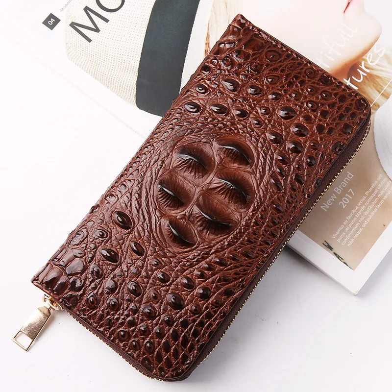 Women Wallets Long Crocodile Pattern Money Bag Fashion Clutch Bag Quality PU Leather Card Holder Wallet For Women cartera mujer