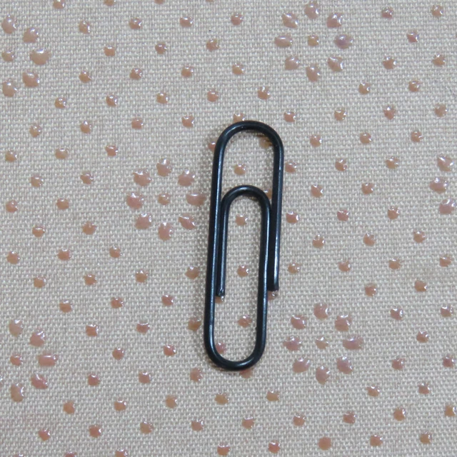 Fekete Papír Klip Fém Könyvjelző Pin Clip Adagoló Kötő Levélpapír Hallgatói Iroda 100Db - Image 5