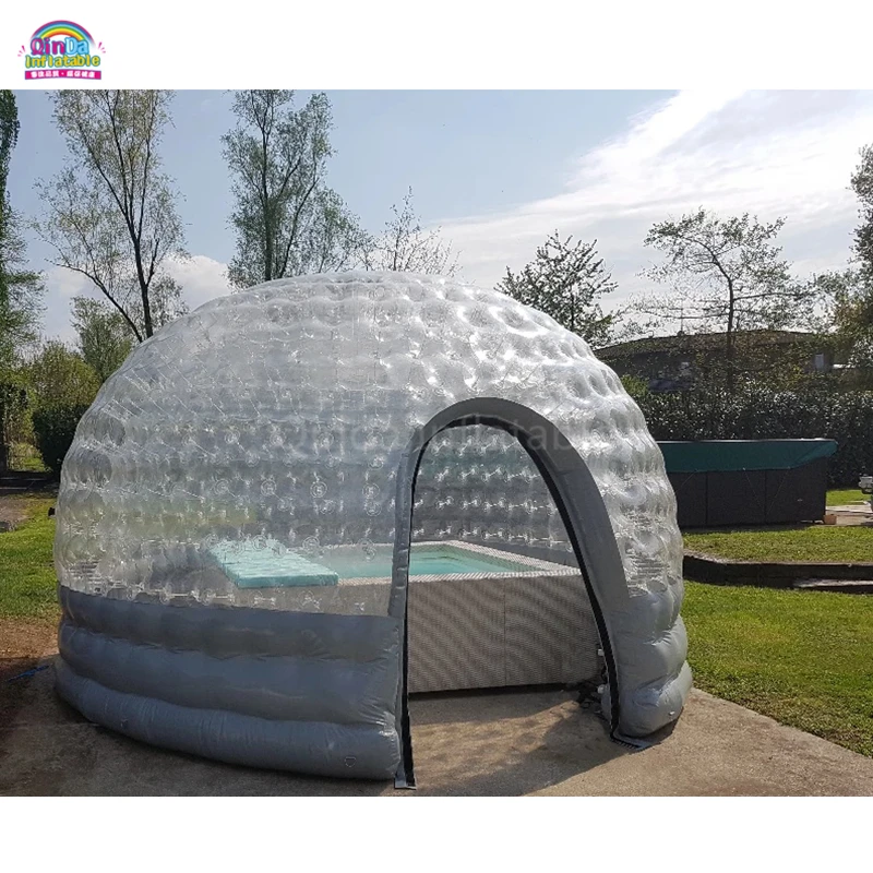 Bubble Inflatable Hot Tub Spa Solar Dome Cover Tent Structure