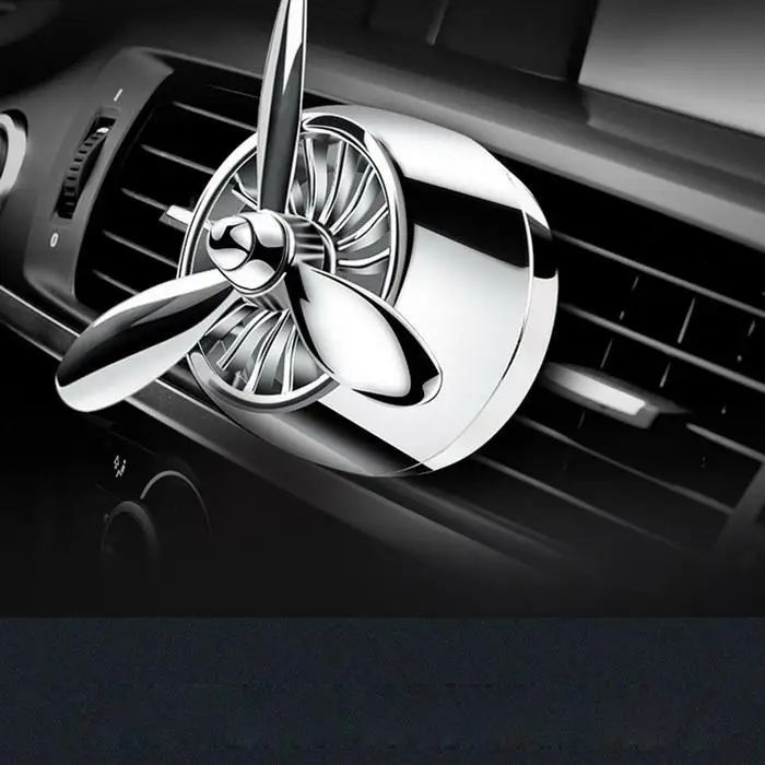Автомобильный ароматерапия Металлический Воздушный Выход Креативный 60 г Твердый пропеллер бальзам серебристый, красный, черный