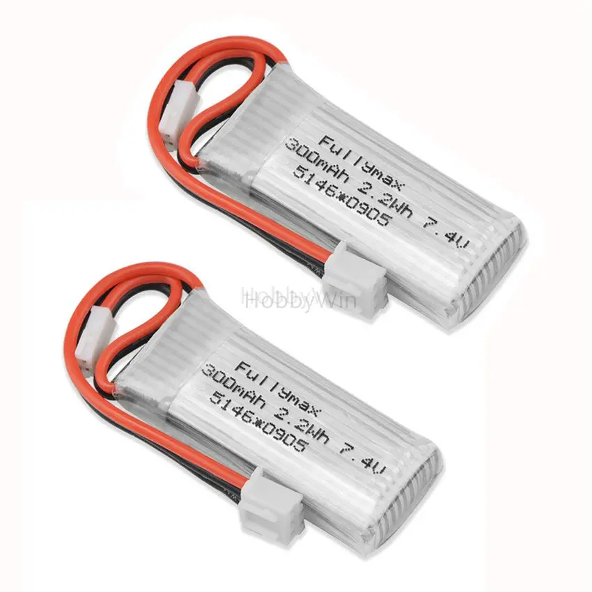 

2S 7,4 V 300 мА/ч, 35C Lipolymer Батарея MX2.0-2P положительный штекер подходит для WLtoys F959 XK /A600 RC самолет