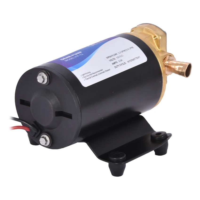 FP 12 12v DC шестеренчатый масляный насос миниатюрный самовсасывающий дизельный 168W /