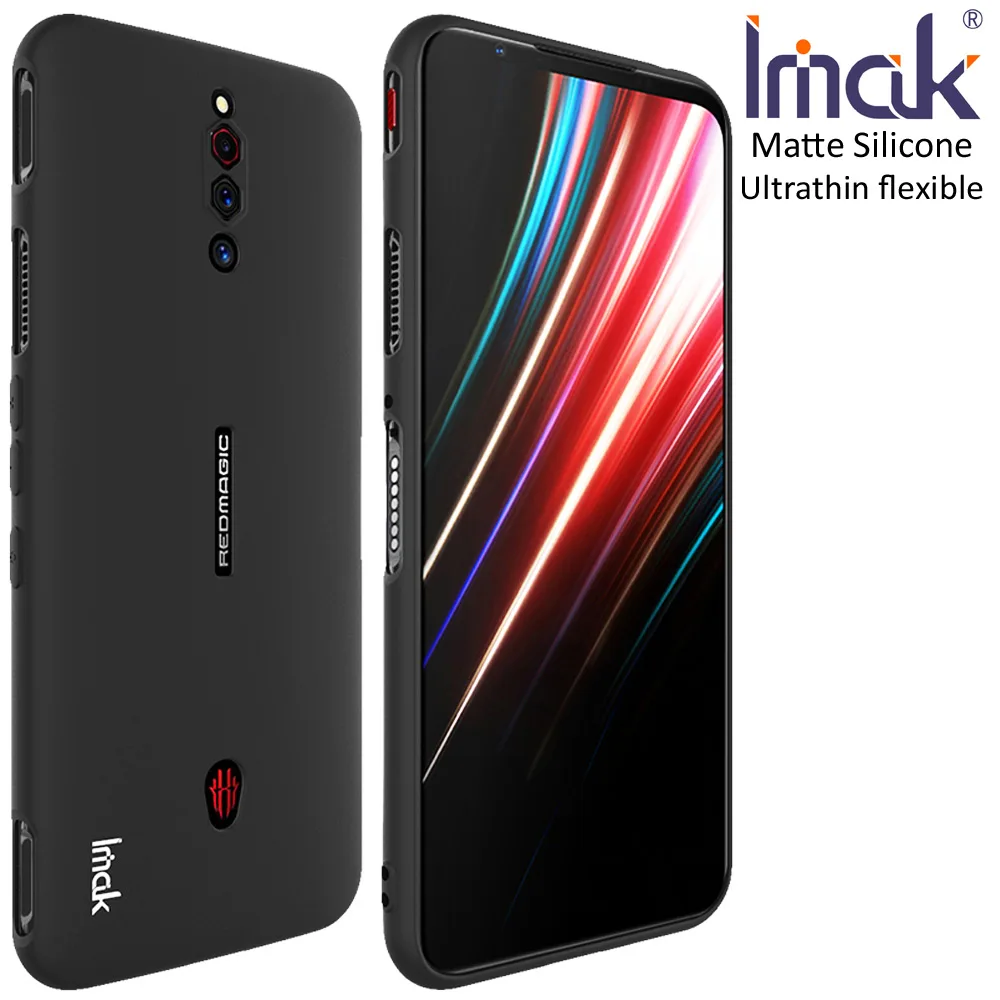 Imak матовый Силиконовый чехол для ZTE nubia Red Magic 5G 5S мягкий гелевый тонкий защитный из