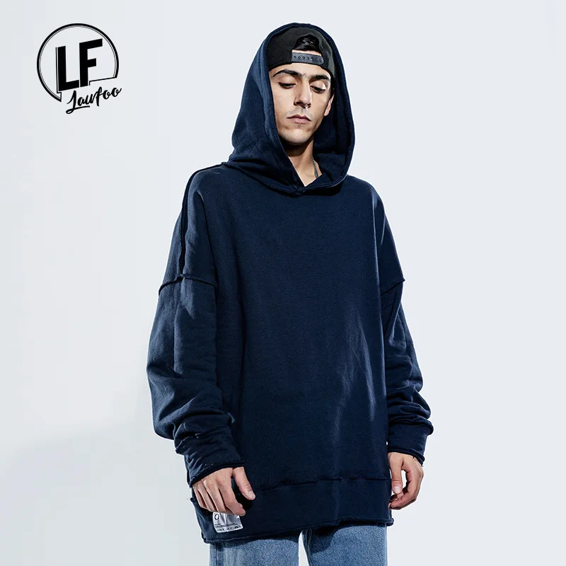 

LF Origional National Trends 2019 Autumn And Winter New Style Double-Sided 360 Grams Important Ultra-Loose-Fit Couples Pure Cott