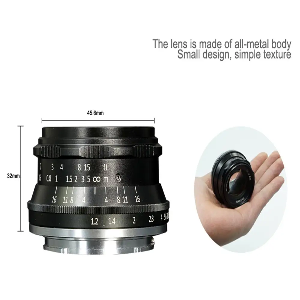 7artisans 35 мм F1.2 объектив для sony E-mount DSLR камер A5000 EX-3 NEX-3N NEX-3R объектив Объективы APS-C ручная фокусировка премьер фиксированный Широкий формат объектива