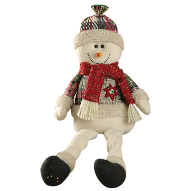 snowman Рождественская Кукла Рождественская елка орнамент окно дисплей торговый центр бар украшения прекрасные рождественские подарки ztou - Цвет: snowman