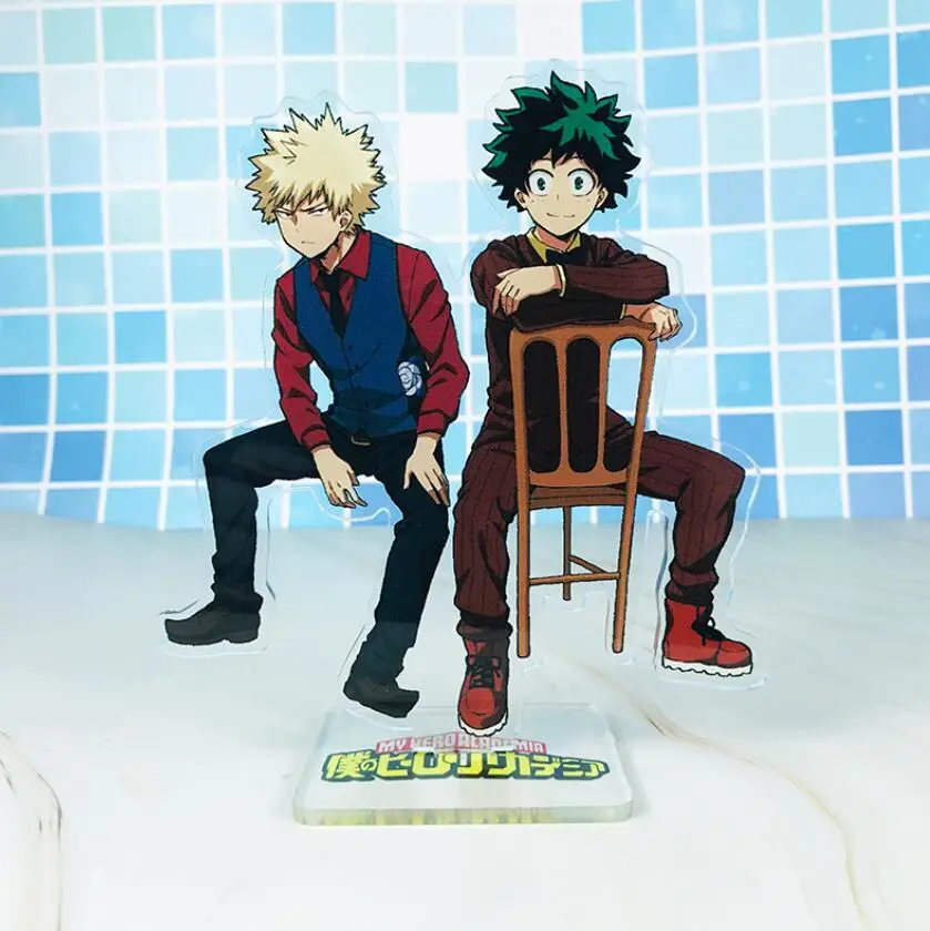 Мой герой Академия Izuku Shoto Bakugou Katsuki Tomura Shigaraki фигурка на акриловой подставке