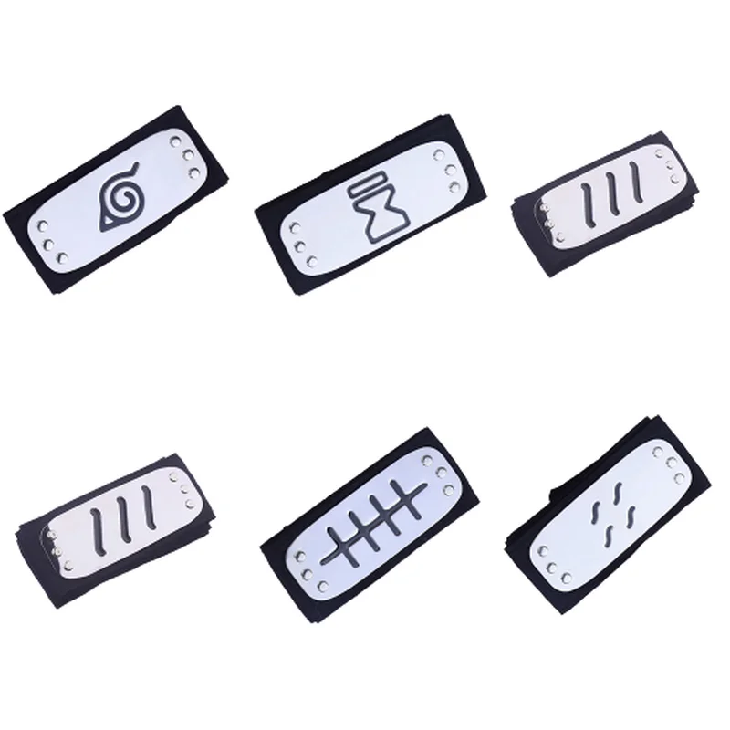

1 Pc Anime Naruto Cosplay Headband Prop Sasuke Uchiha Itachi Kakashi Madara Pein Konohagakurenosato