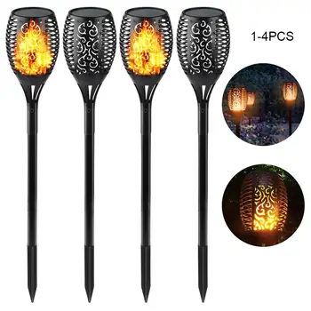

Solar Flame Lamp Flickering Outdoor IP65 Waterproof Landscape Yard Garden Light Path Lighting Torch Light
