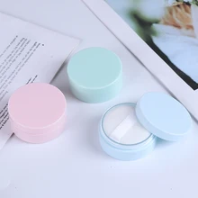 1 шт. новая пластиковая пустая коробка для пудры с ситом, косметическая банка для макияжа, контейнер для путешествий, многоразовая парфюмерная Косметика с пуховиком