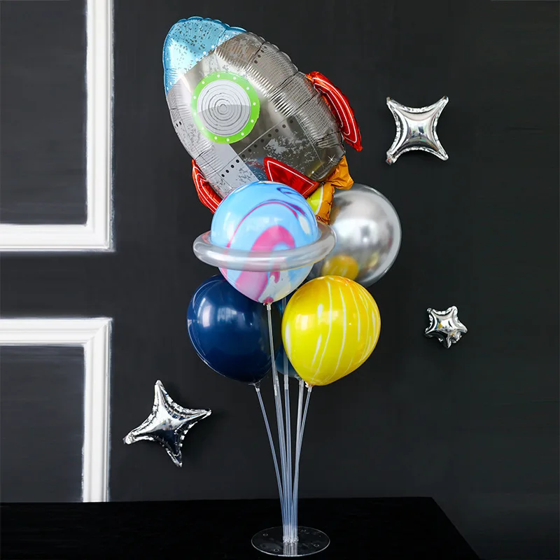 7 лампочек алюминиевая зеркальная подставка для globos держатель звездного неба