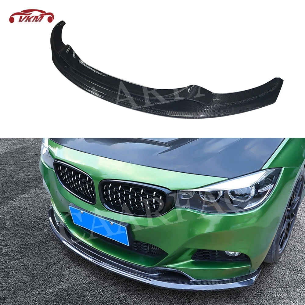 Передний спойлер для губ из углеродного волокна F34 фартуки BMW 3 серии GT M Sport 2014 2018