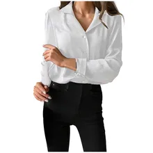 *#Best Price Women White Shirt Female Blouse Tops Long Sleeve Casual Turn-down Collar OL Style Women Plus size Loose Blouses Blue Black White *#Best Price Women White Shirt Female Blouse Tops Long Sleeve Casual Turn-down Collar OL Style Women Plus size Loose Blouses Blue Black White