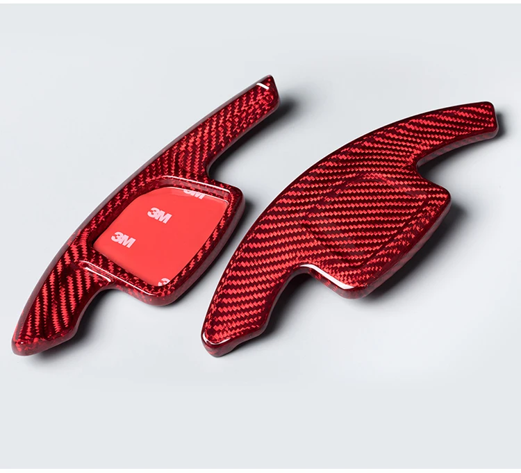 T-carbon Steering Paddle Shifter For Audi A3 A4 A6 A7 C8 A8 D5 E-tron Car Shift Paddle Shifter Gear Accessories