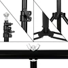 T-shaped Tripod Stand  Background Backdrop Photography Adjustable Support System Photo Studio  for Non-Woven Muslin Backdrops 6