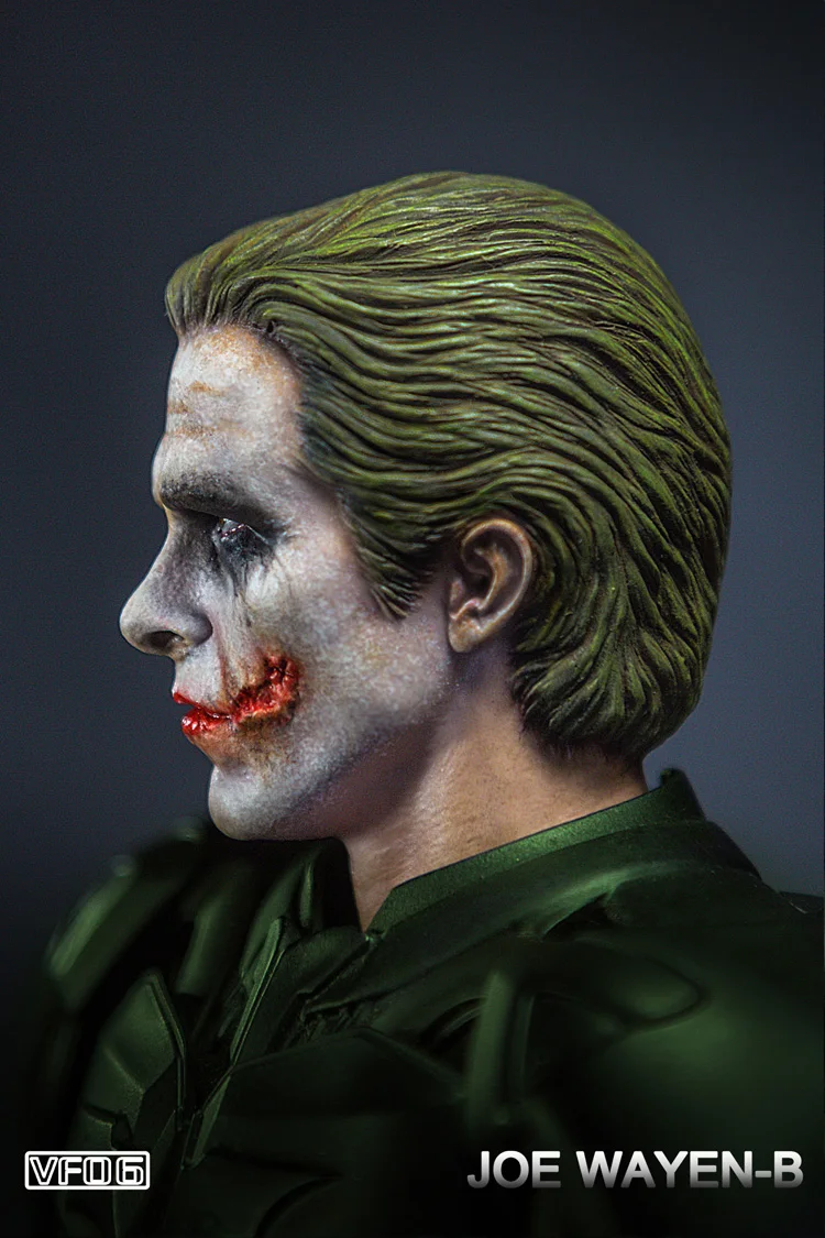 VF игрушки 1/6 весы в европейском и американском стиле hero мужской головы резьба-Бэтмен мастер Уэйн-клоуна для макияжа (VF06b # нормальный)