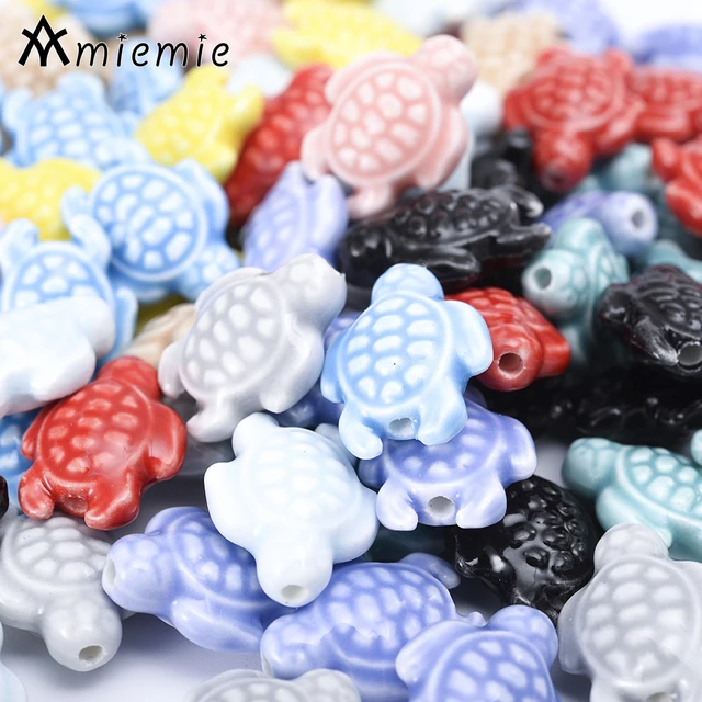 Wholesale Blue Turquoise Turtle Shape Natural Stone Beads for Jewelry  Making DIY Bracelet Necklace Handmade Materials 14x18mm