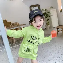 Платье для девочек в Корейском стиле с сумочкой, модное весеннее хлопковое платье для девочек 1-6 лет, HJ564