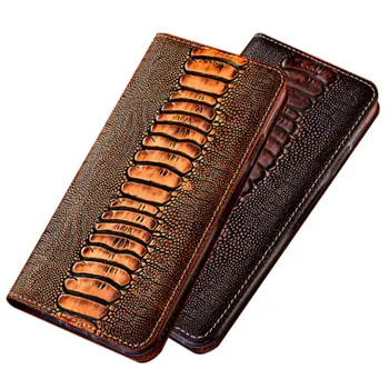 

Full-grain genuine leather magnetic phone bag case for Lenovo PHAB 2 Plus/Lenovo Vibe P2 case card holder stand holster coque