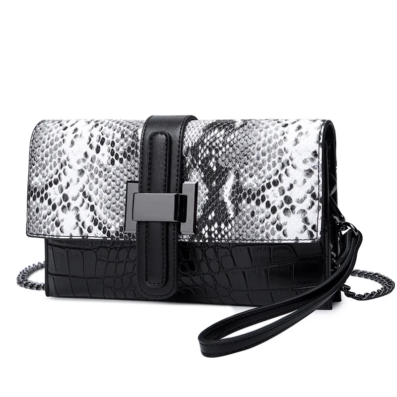 

2019 Spring And Summer New Style Clutch WOMEN'S Leather Wallet Europe And America Fashion Purse Crocodile Pattern Leather Wallet