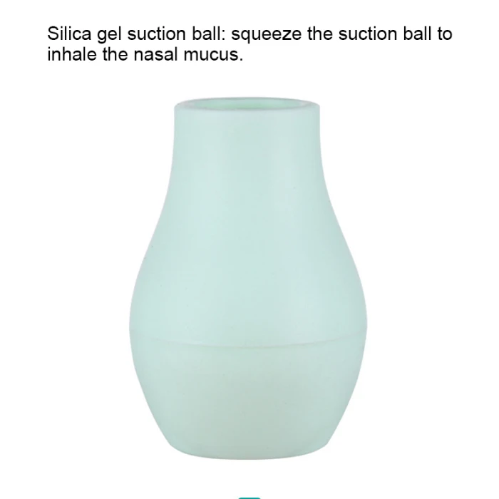 Детский носовой аспиратор очиститель носа новорожденный против обратного потока Силиконовое носовое всасывающее устройство S7JN